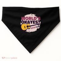 World's Okayest Guitar Player USA-Made Doggie Bandana thumb 0