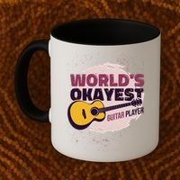 World's Okayest Guitar Player Coffee Mug thumb 2