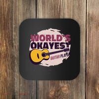 World's Okayest Guitar Player Coaster thumb 0