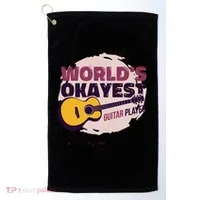 World's Okayest Guitar Player Golf Towel thumb 0