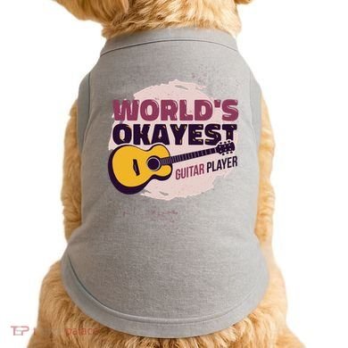 World's Okayest Guitar Player Doggie Tank