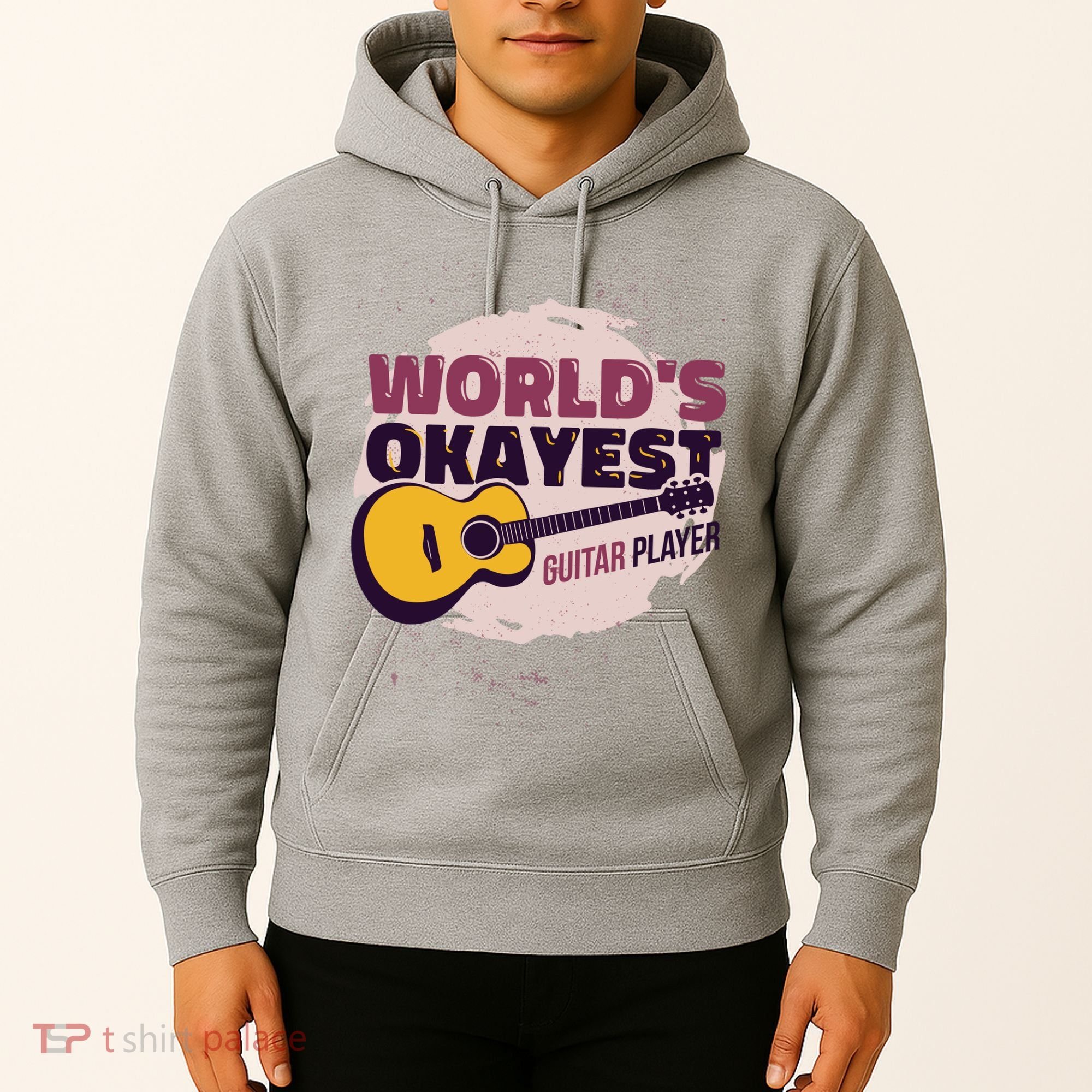 World's Okayest Guitar Player Hoodie