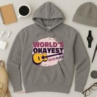 World's Okayest Guitar Player Hoodie thumb 3