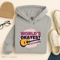 World's Okayest Guitar Player Hoodie thumb 4