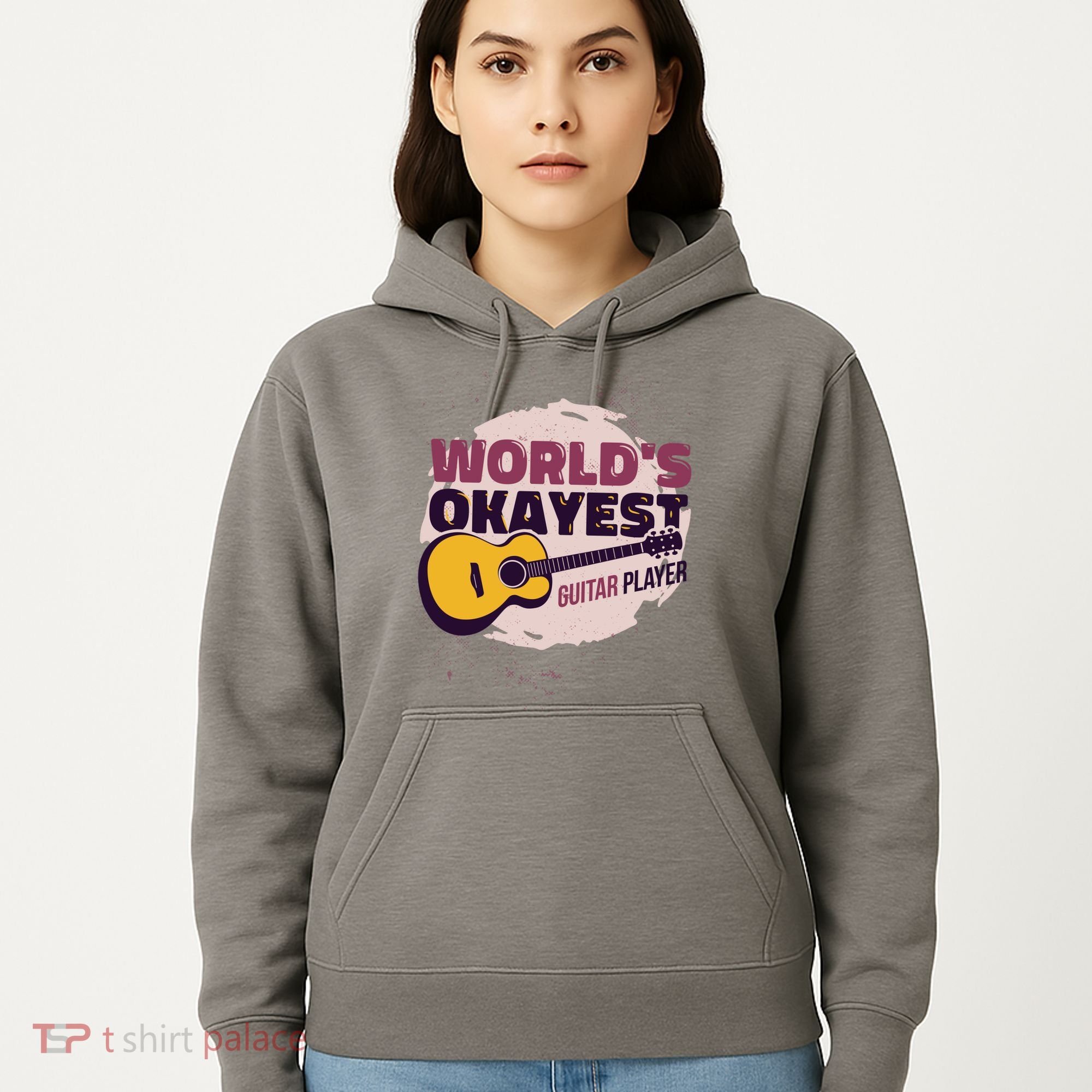 World's Okayest Guitar Player Hoodie