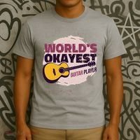 World's Okayest Guitar Player T-Shirt thumb 3