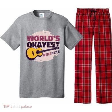 World's Okayest Guitar Player Pajama Set