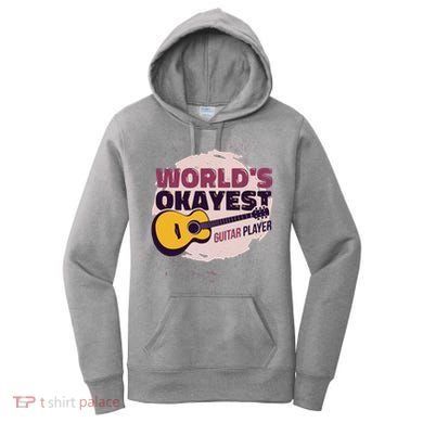 World's Okayest Guitar Player Women's Hoodie