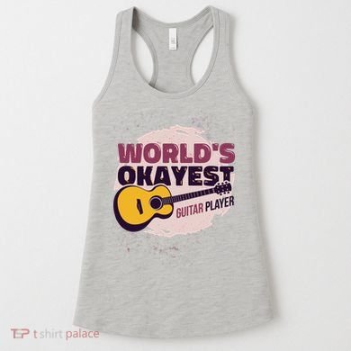 World's Okayest Guitar Player Women's Tank Top