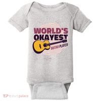 World's Okayest Guitar Player Baby Bodysuit thumb 0