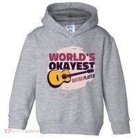 World's Okayest Guitar Player Toddler Hoodie thumb 0