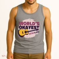 World's Okayest Guitar Player Tank Top thumb 3