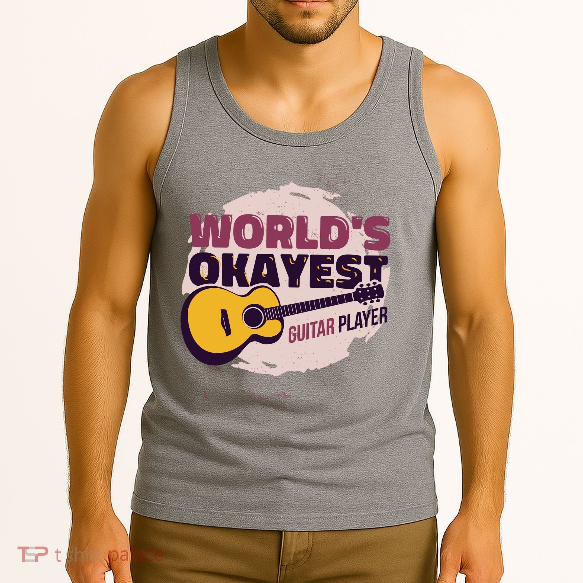 World's Okayest Guitar Player Tank Top
