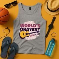 World's Okayest Guitar Player Tank Top thumb 4