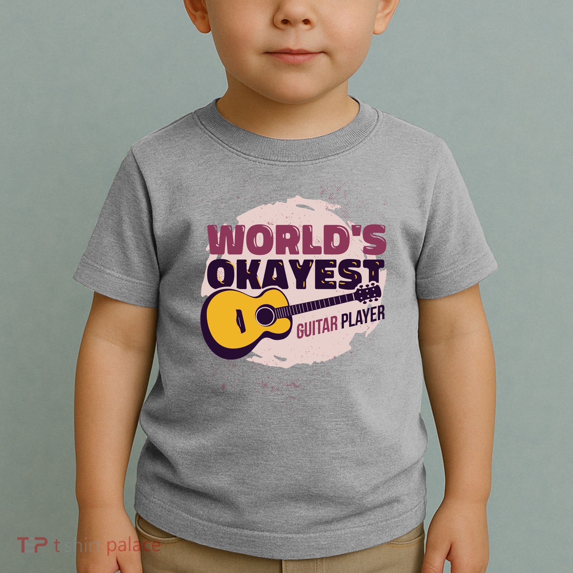 World's Okayest Guitar Player Toddler T-Shirt