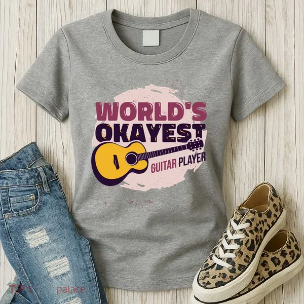 World's Okayest Guitar Player Women's T-Shirt