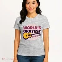 World's Okayest Guitar Player Women's T-Shirt thumb 4