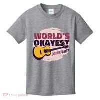 World's Okayest Guitar Player Kids T-Shirt thumb 0