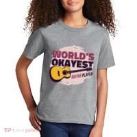 World's Okayest Guitar Player Kids T-Shirt thumb 2
