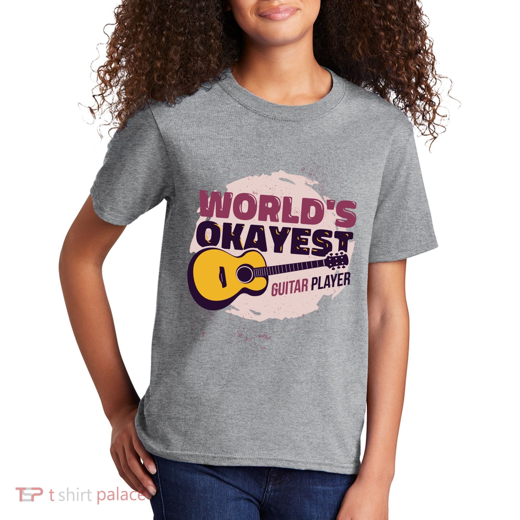 World's Okayest Guitar Player Kids T-Shirt
