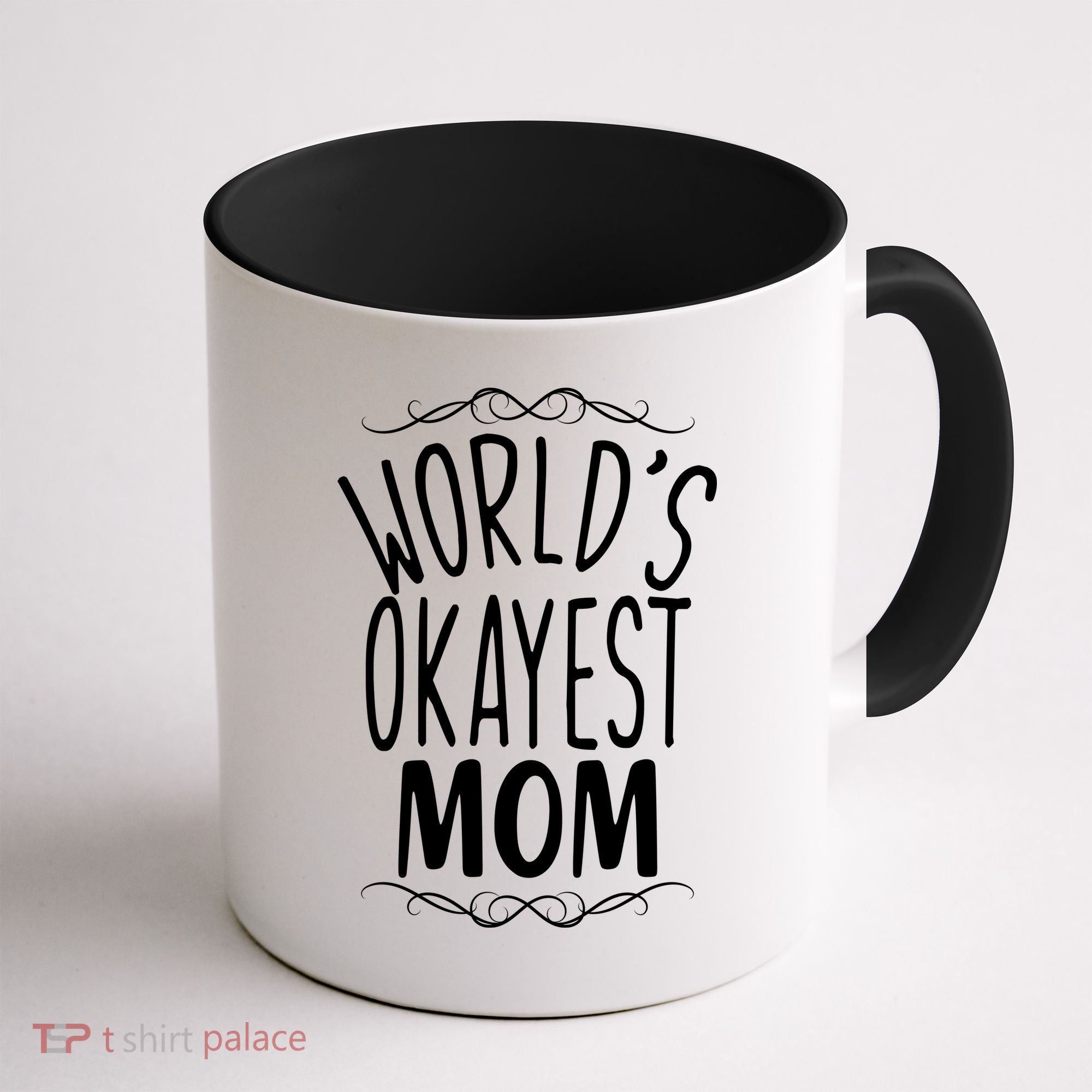 World's Okayest Mom Coffee Mug