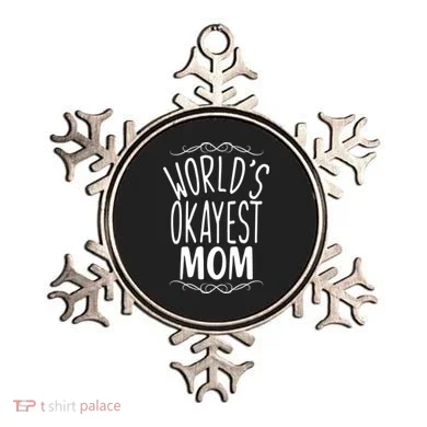 World's Okayest Mom Ornament
