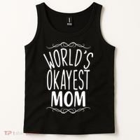 World's Okayest Mom Tank Top thumb 2