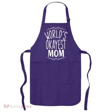 World's Okayest Mom Apron