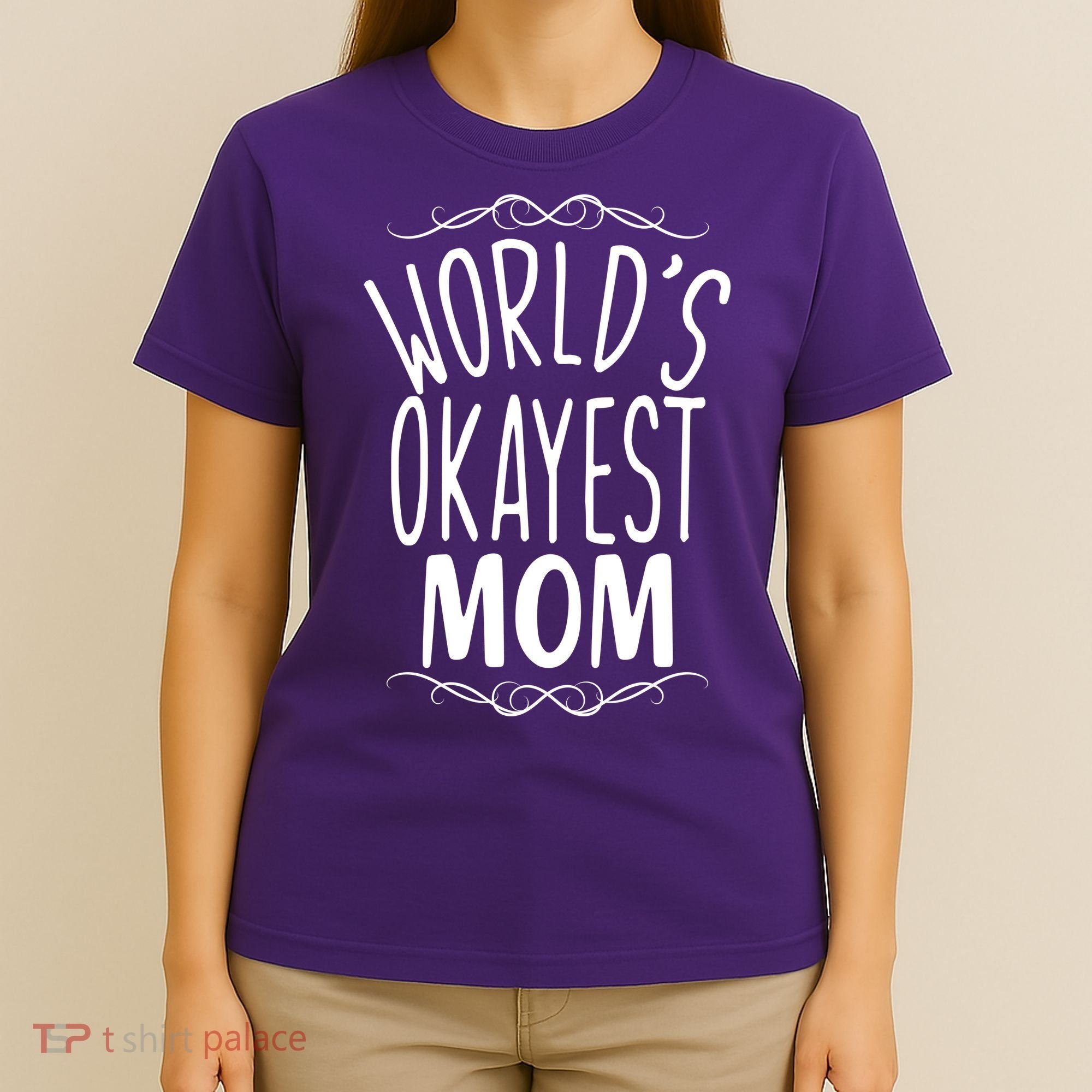 World's Okayest Mom T-Shirt