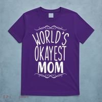 World's Okayest Mom T-Shirt thumb 5