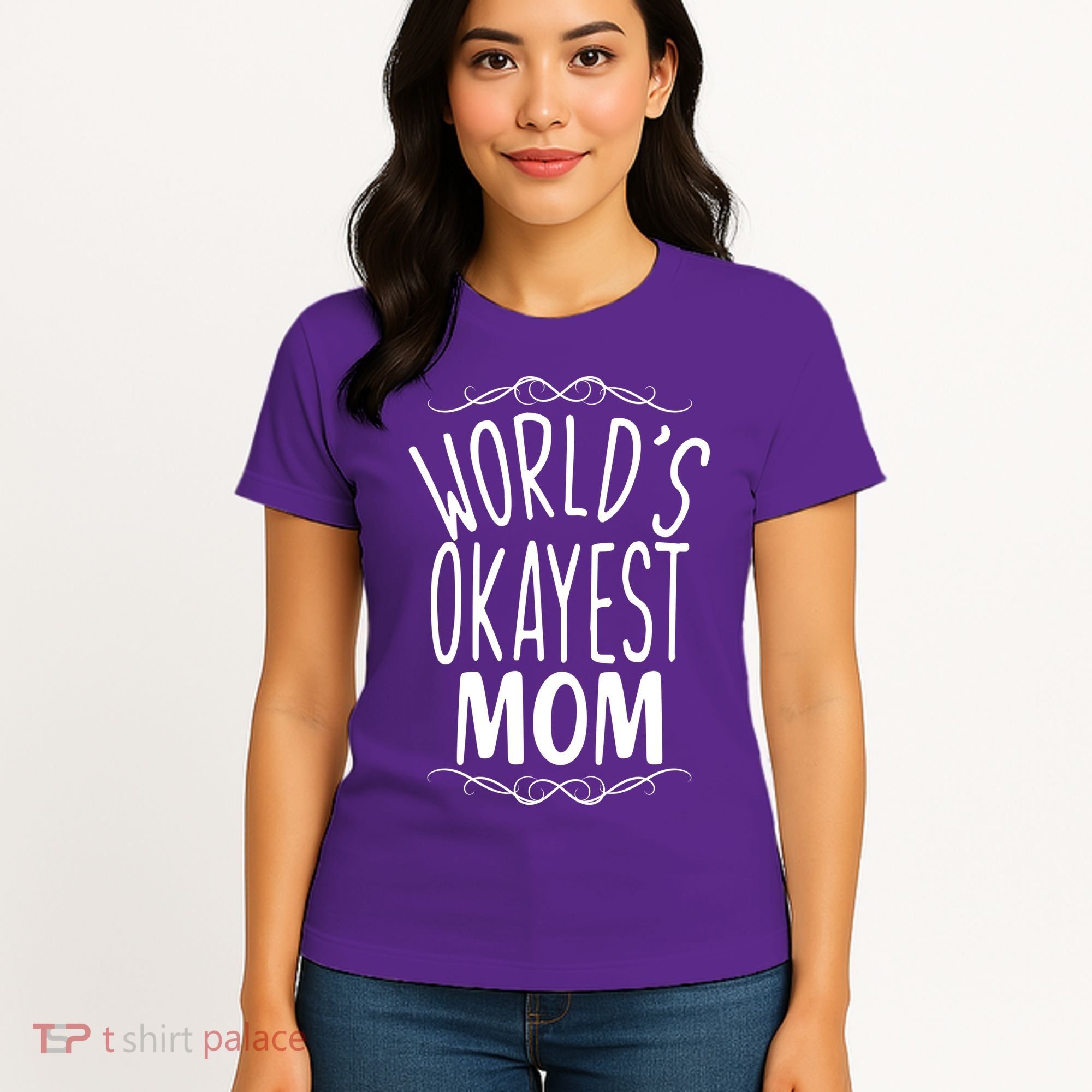 World's Okayest Mom Women's T-Shirt
