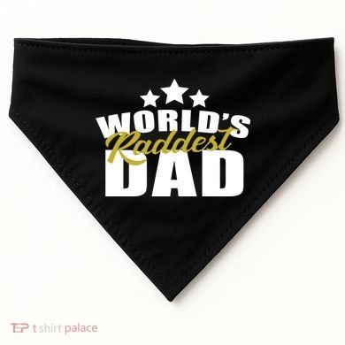 World's Raddest Dad USA-Made Doggie Bandana