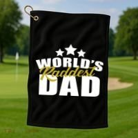 World's Raddest Dad Golf Towel thumb 1