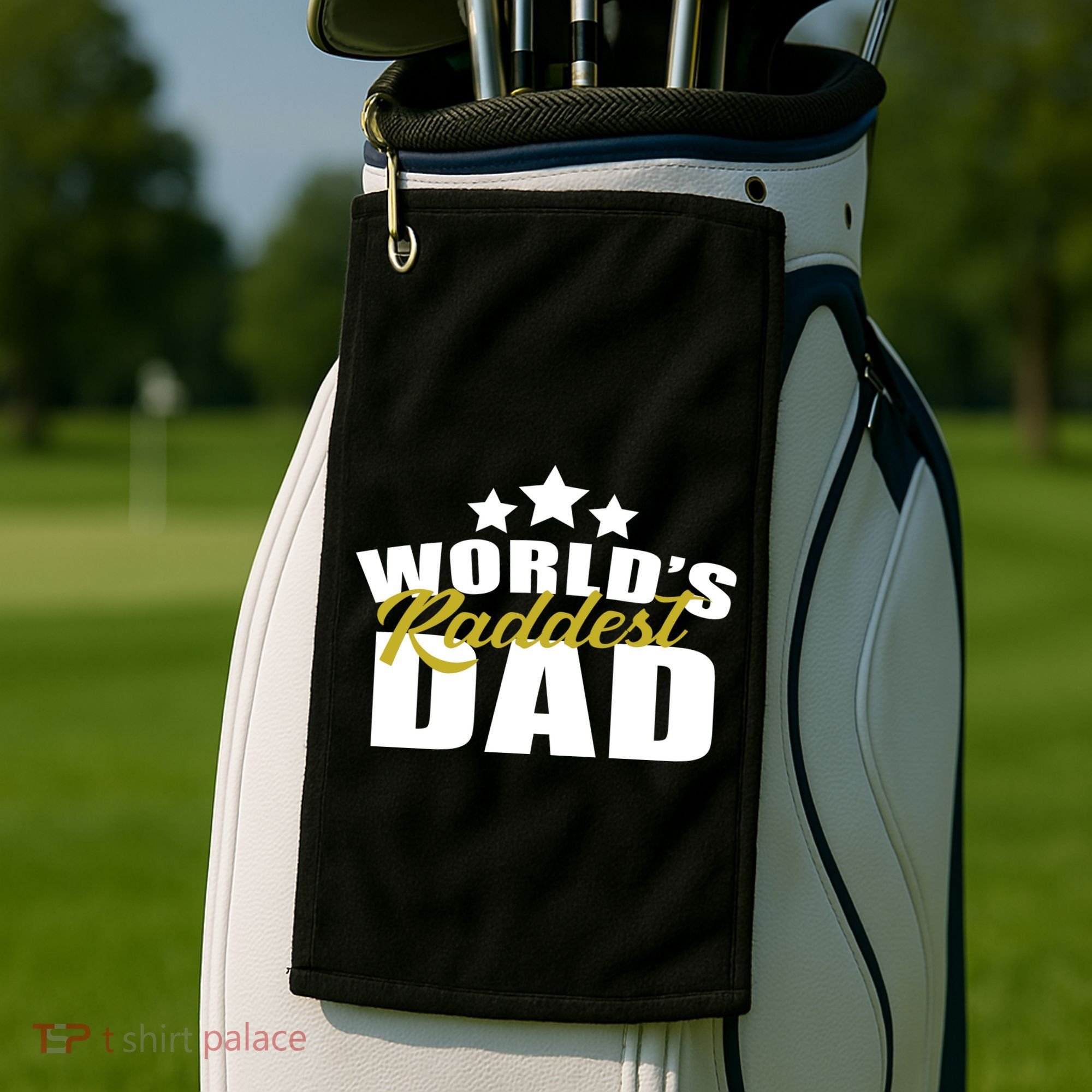 World's Raddest Dad Golf Towel