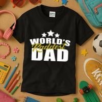 World's Raddest Dad Kids T-Shirt thumb 3