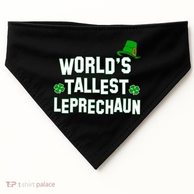 World's Tallest Leprechaun USA-Made Doggie Bandana