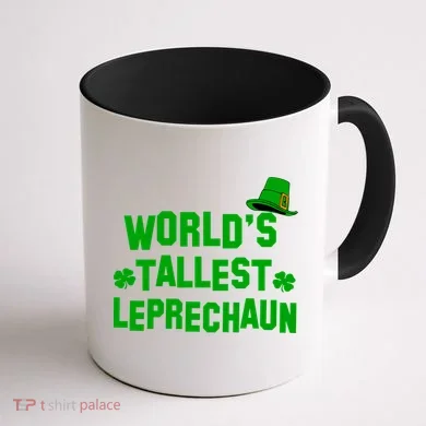 World's Tallest Leprechaun Coffee Mug back
