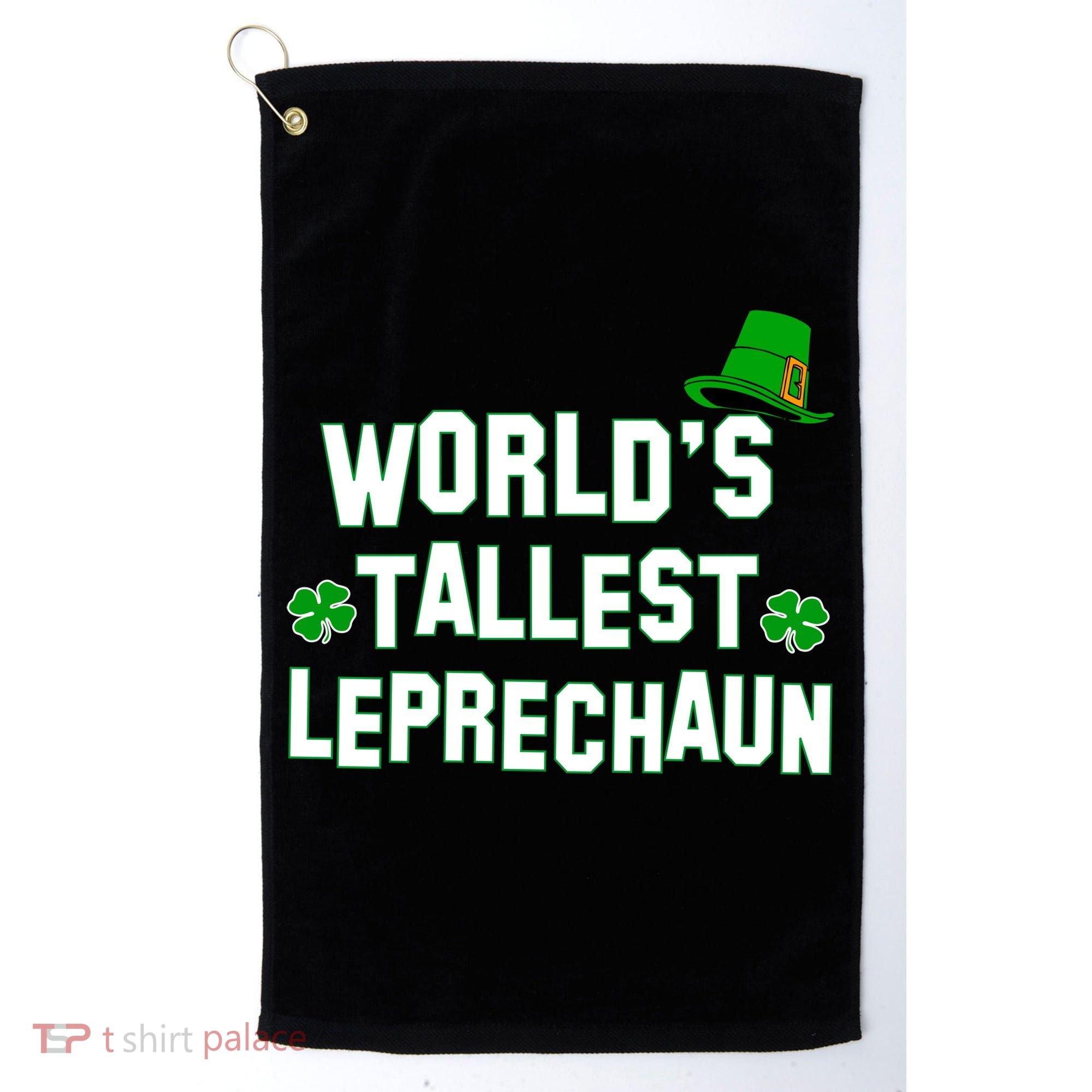 World's Tallest Leprechaun Golf Towel