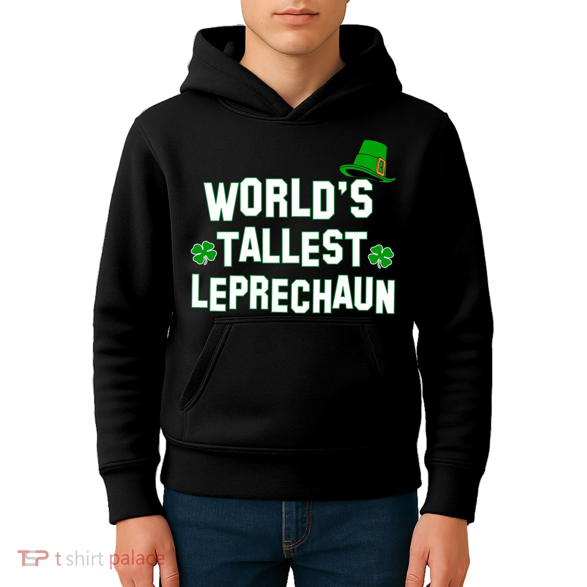 World's Tallest Leprechaun Kids Hoodie