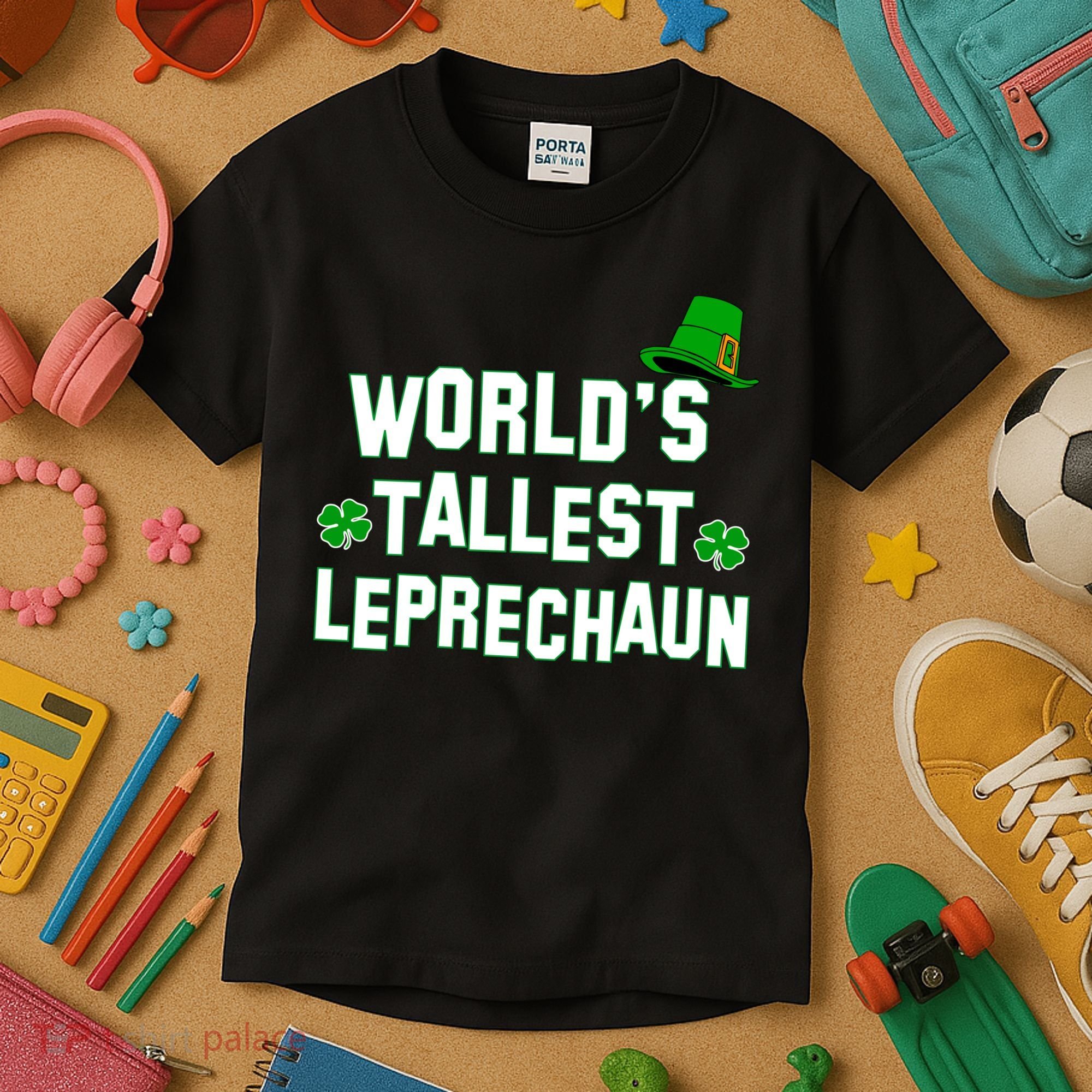 World's Tallest Leprechaun Kids T-Shirt
