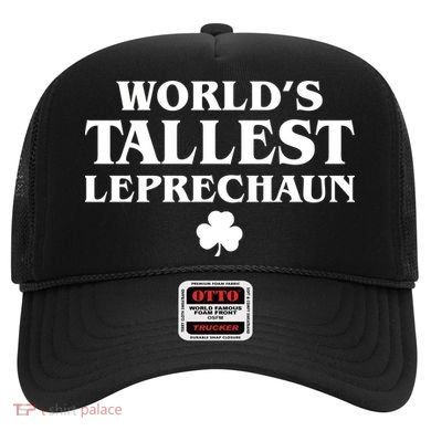 World's Tallest Leprechaun Clover Funny St. Patrick's Day Hat