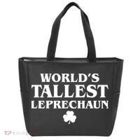 World's Tallest Leprechaun Clover Funny St. Patrick's Day Tote Bag thumb 0