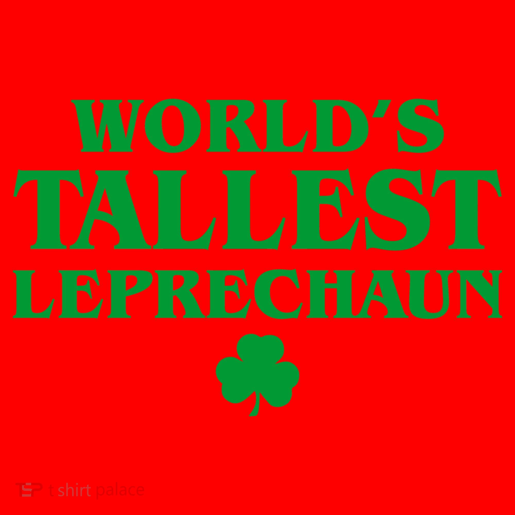 World's Tallest Leprechaun Clover Funny St. Patrick's Day Santa Hat