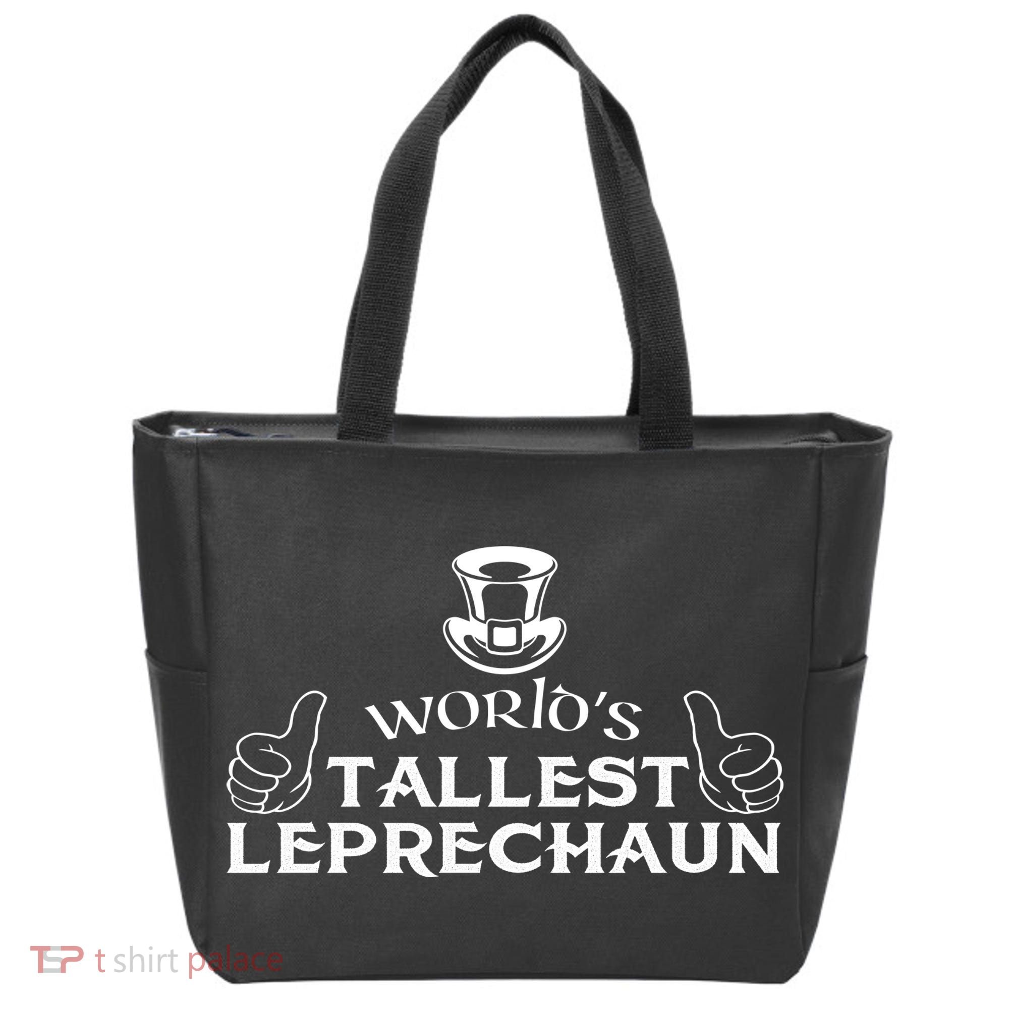 World's Tallest Leprechaun Funny Tote Bag