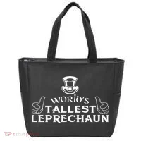 World's Tallest Leprechaun Funny Tote Bag thumb 0