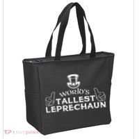 World's Tallest Leprechaun Funny Tote Bag thumb 2