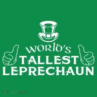 World's Tallest Leprechaun Funny Mousepad thumb 1