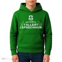 World's Tallest Leprechaun Funny Kids Hoodie thumb 4