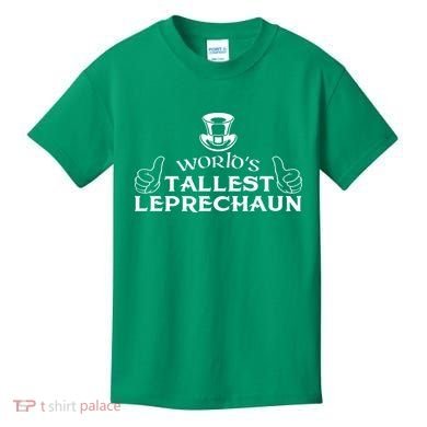 World's Tallest Leprechaun Funny Kids T-Shirt
