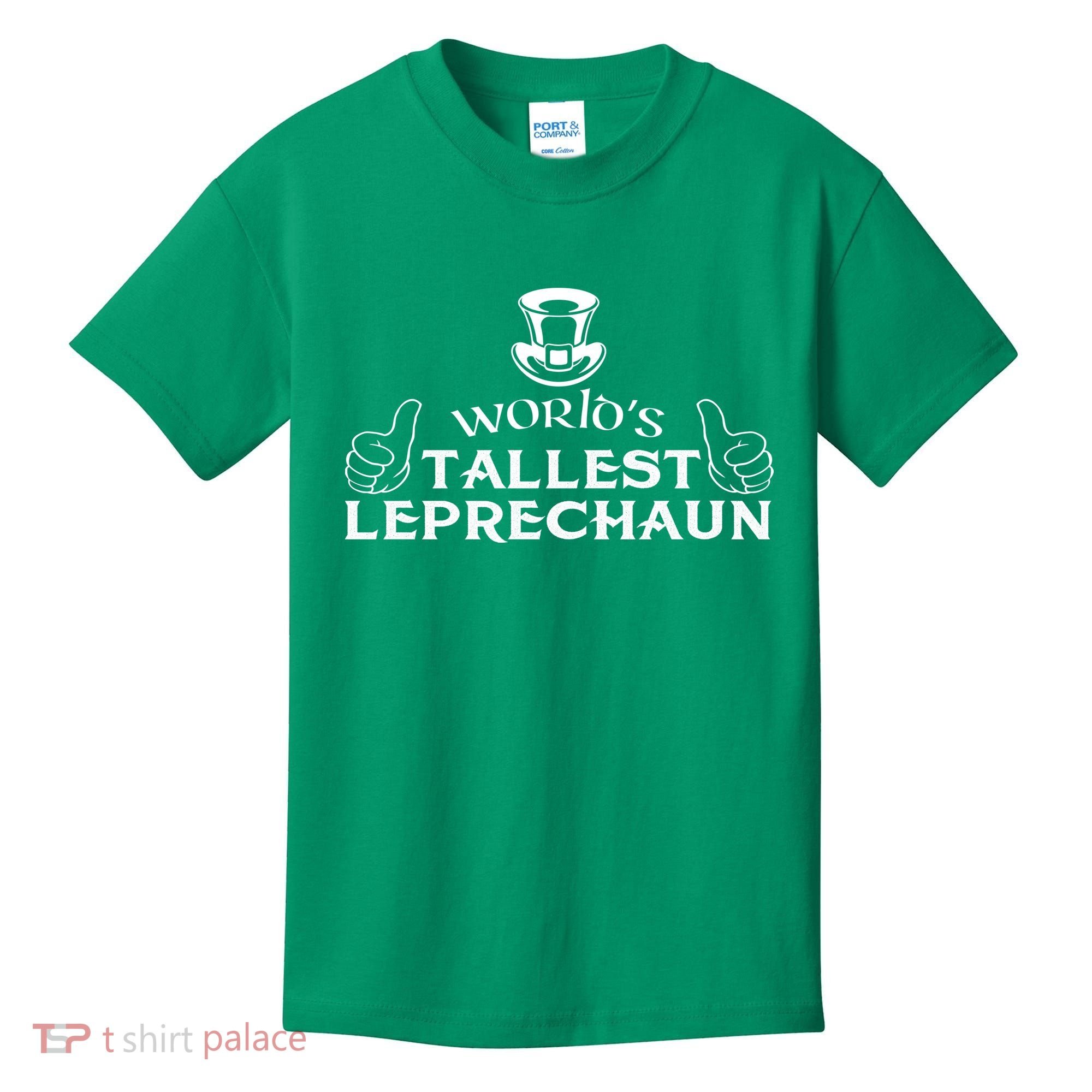 World's Tallest Leprechaun Funny Kids T-Shirt